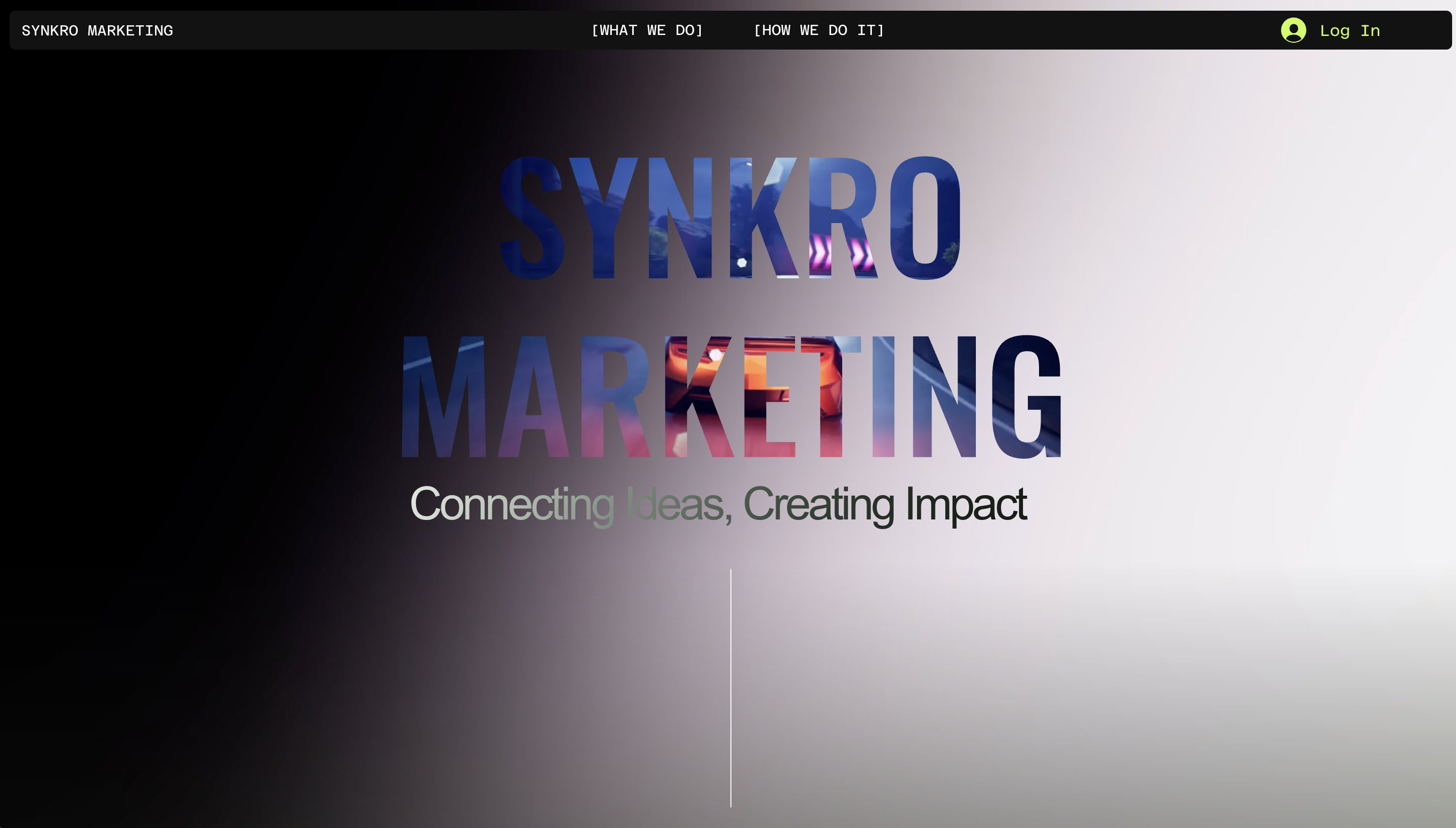 The original Synkro Marketing homepage